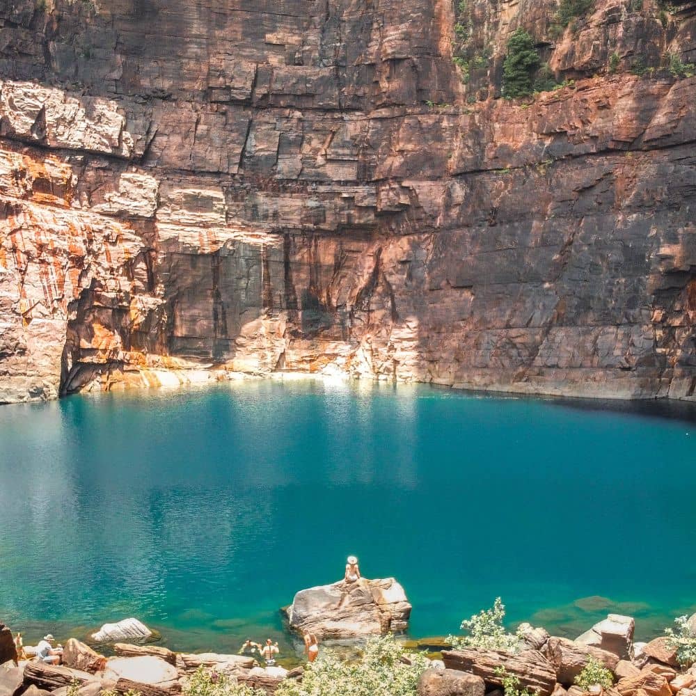 Jim Jim Falls, Northern Territory. An amazing swimming hole during the dryer months.