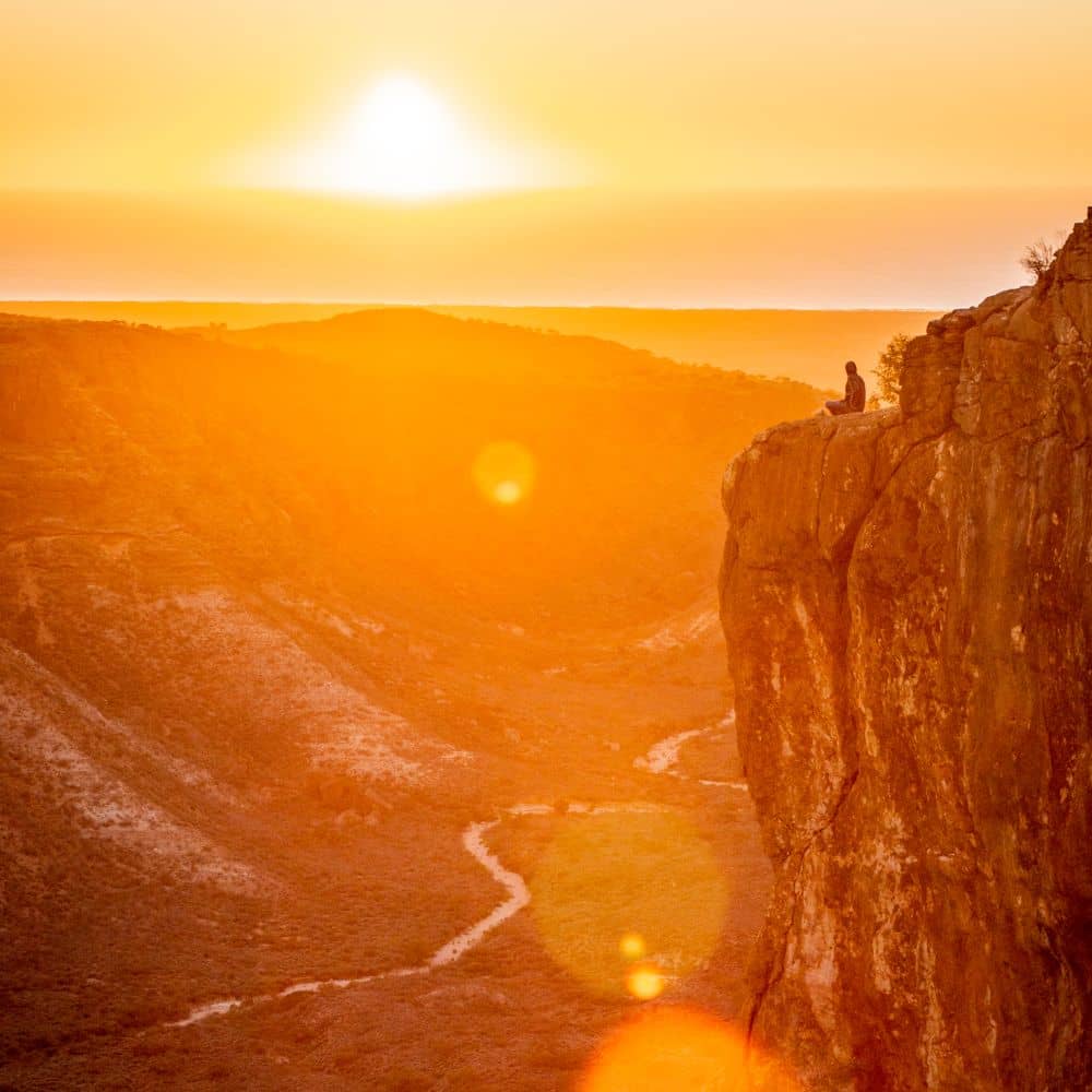 Sunset Charles Knife Canyon