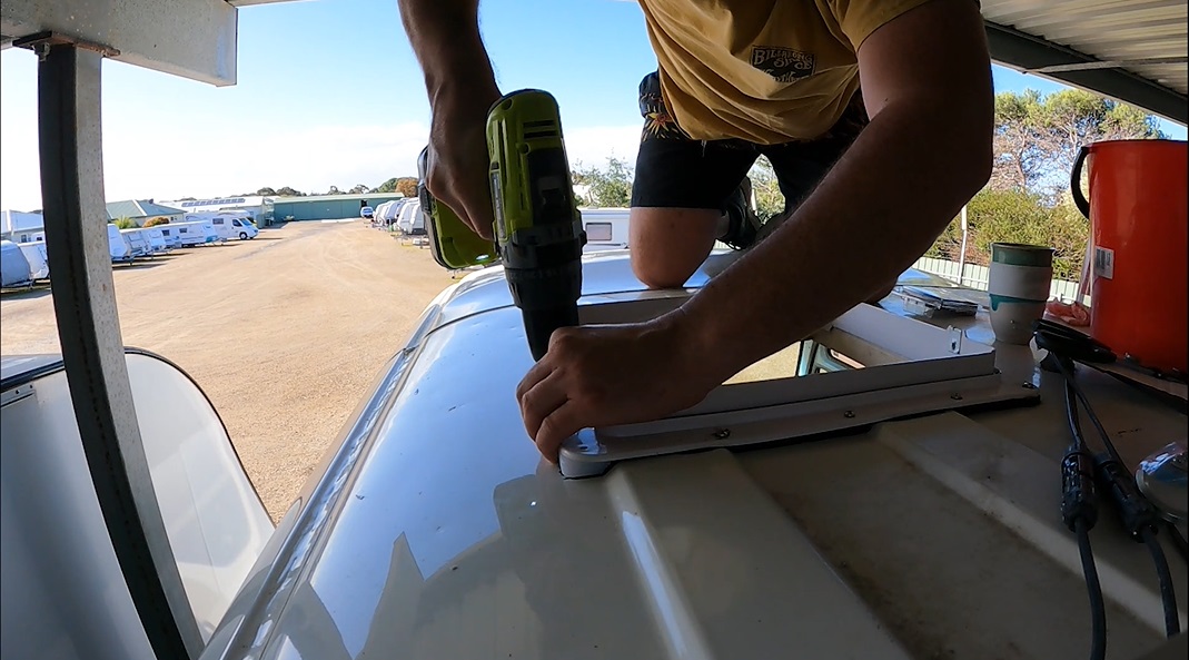 Maxxfan Installation How To Install A MaxxFan Deluxe In a Toyota Coaster