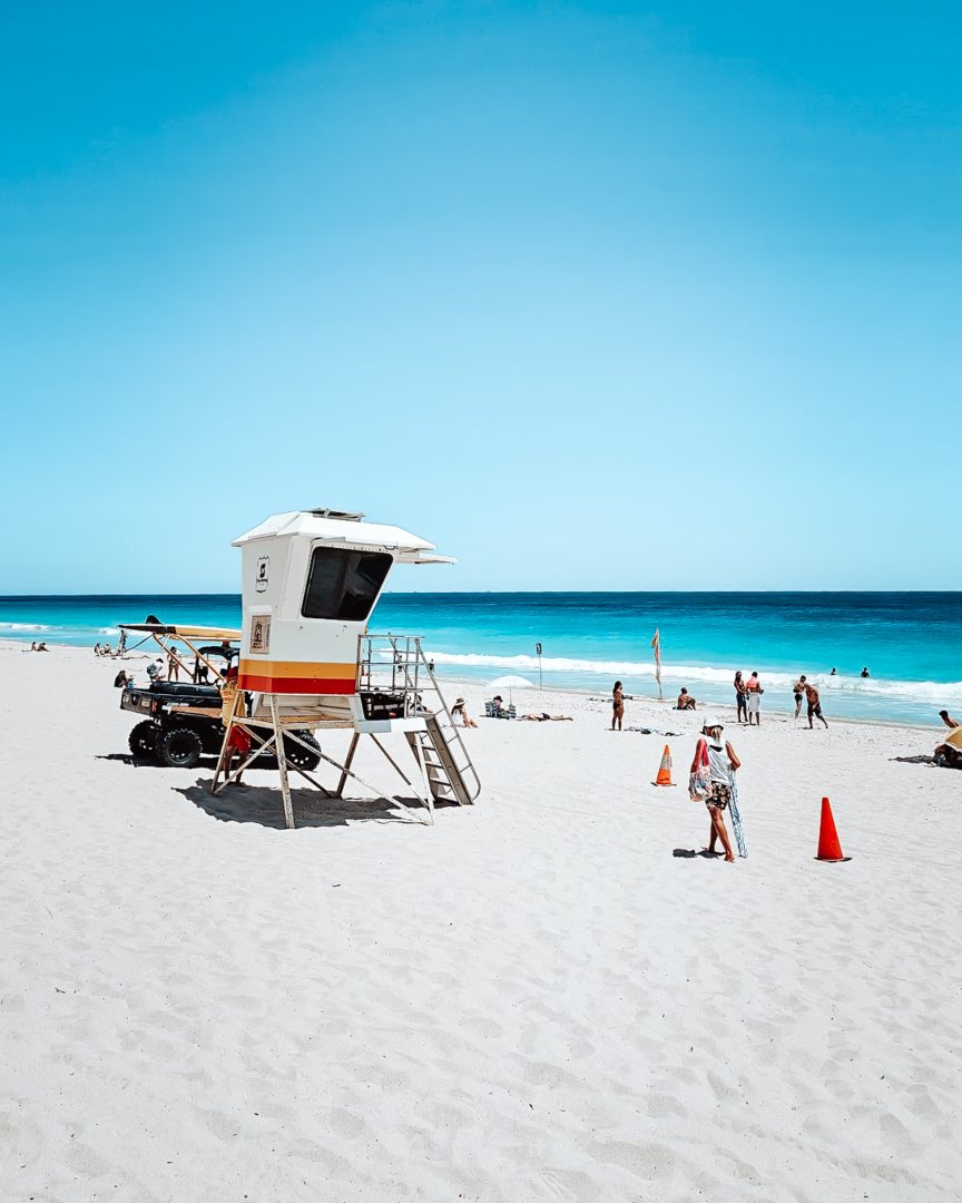 One of Perth's iconic beaches. Scarborough Beach. Must see on your 7 day itinerary.