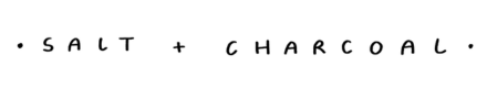 Salt and Charcoal also know and Chris and Bec Logo