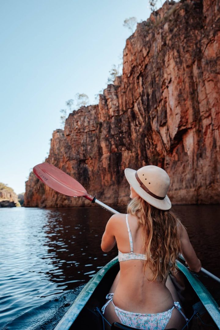 Canoeing in Nitmiluk Gorge