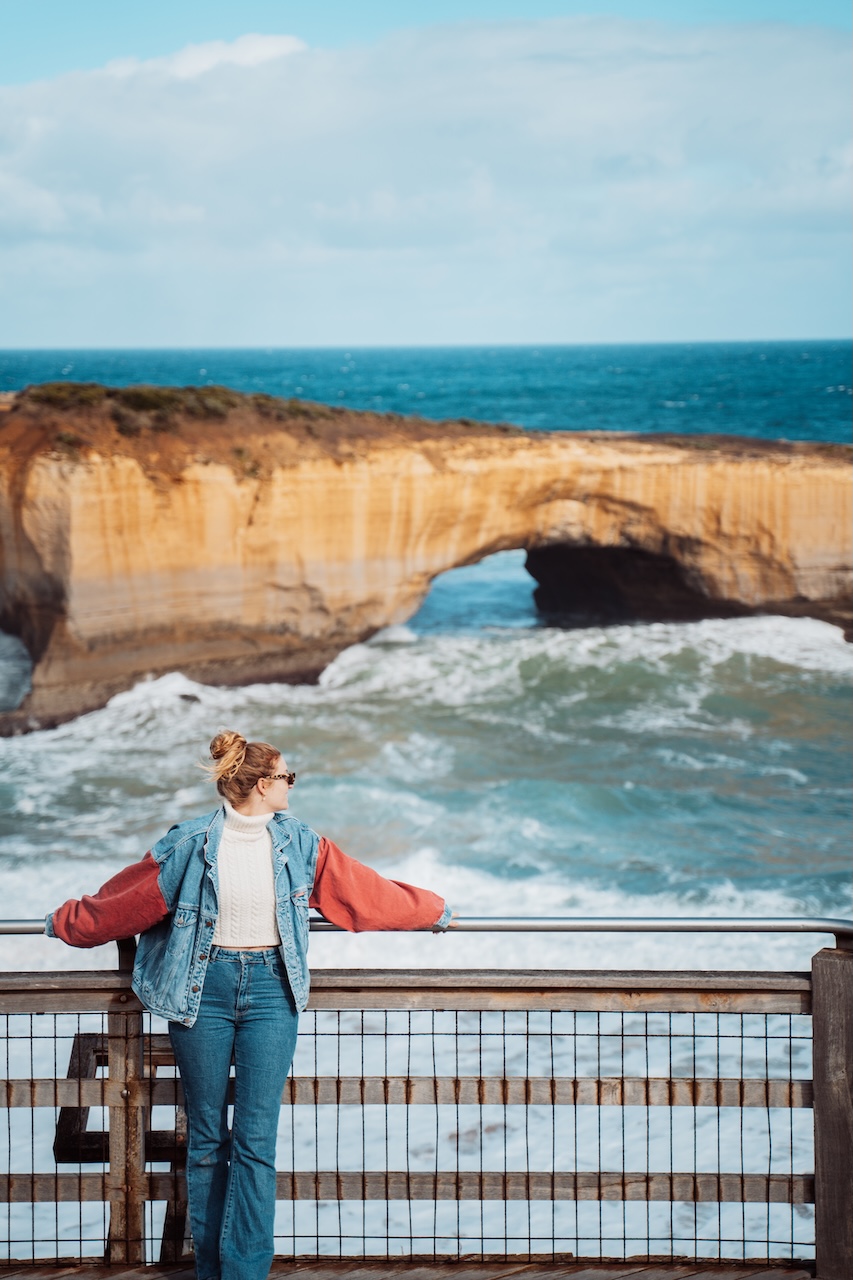 Chris and Bec, London Bridge, Great Ocean Road