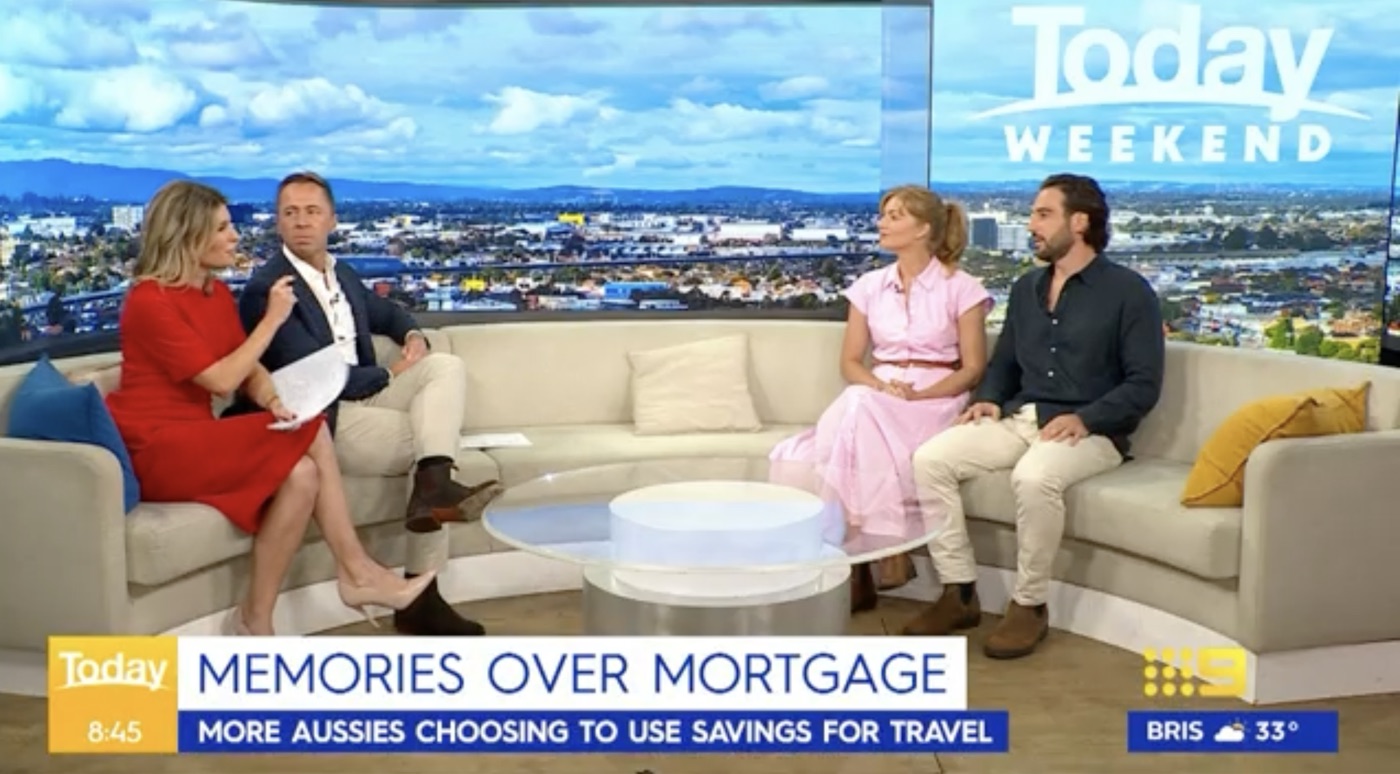 Chris and Bec on Weekend Today, Channel 9